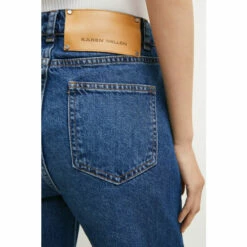 Outlet ✨ KarenMillen Mid Rise Wide Leg 👖 Jeans For Female 🛒 -Karen Millen Sales unnamed file 1061