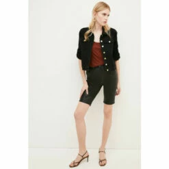 Cheap ๐ KarenMillen Denim Classic Western Jacket For Female ๐ฅ