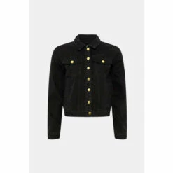 Cheap 🌟 KarenMillen Denim Classic Western Jacket For Female 🔥 -Karen Millen Sales unnamed file 1106