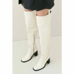Cheap 🔔 KarenMillen Leather Over The Knee Heeled Boot For Female 😍 -Karen Millen Sales unnamed file 1164