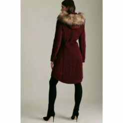 Best Pirce 🤩 KarenMillen Petite Signature Quilt Long 🧥 Coat For Female 🤩 -Karen Millen Sales unnamed file 1172