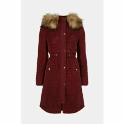 Best Pirce 🤩 KarenMillen Petite Signature Quilt Long 🧥 Coat For Female 🤩 -Karen Millen Sales unnamed file 1173