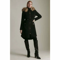 Best Pirce 🤩 KarenMillen Petite Signature Quilt Long 🧥 Coat For Female 🤩 -Karen Millen Sales unnamed file 1175