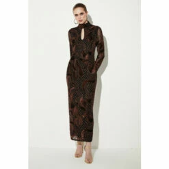 Discount 🥰 KarenMillen Beaded And Embroidery Key Hole Maxi 👗 Dress For Female 🧨 -Karen Millen Sales unnamed file 1191