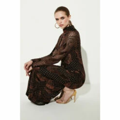 Discount 🥰 KarenMillen Beaded And Embroidery Key Hole Maxi 👗 Dress For Female 🧨 -Karen Millen Sales unnamed file 1193