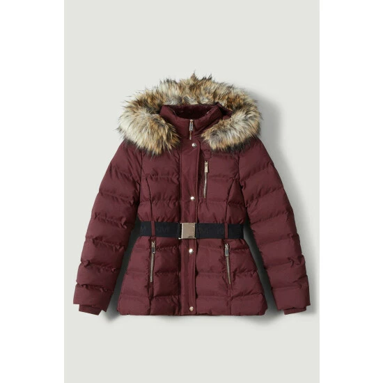 Brand new โค๏ธ KarenMillen Belted Puffer Faux Fur Short Hooded ๐งฅ Coat For Female ๐ 4 Brand new โค๏ธ KarenMillen Belted Puffer Faux Fur Short Hooded ๐งฅ Coat For Female ๐ - Image 4