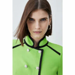 Flash Sale 🤩 KarenMillen Bandage Military Style Top For Female 👍 -Karen Millen Sales unnamed file 1363