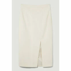 Best deal 🤩 KarenMillen Plus Size Compact Stretch Corset Seamed Midi 👗 Skirt For Female 😀 -Karen Millen Sales unnamed file 1394