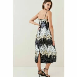 Cheapest 👏 KarenMillen Disc Sequin Strappy Woven Midi 👗 Dress For Female ❤️ -Karen Millen Sales unnamed file 1415