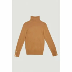 Top 10 ⌛ KarenMillen Petite Viscose Blend Knitted Roll Neck Jumper For Female 🔥 -Karen Millen Sales unnamed file 142