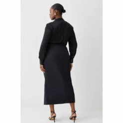 Best Sale ⭐ KarenMillen Plus Size Italian Compact Scuba Jersey Pencil Midi 👗 Skirt For Female 🛒 -Karen Millen Sales unnamed file 1504