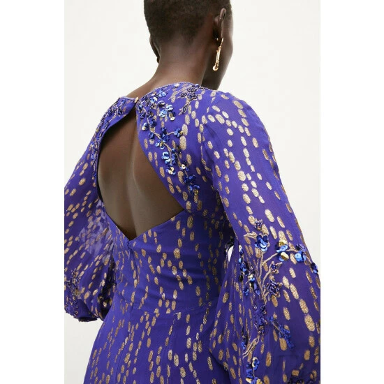 Cheapest ๐งจ KarenMillen Applique And Beaded Detail Woven Maxi For Female ๐ 5 Cheapest ๐งจ KarenMillen Applique And Beaded Detail Woven Maxi For Female ๐ - Image 5