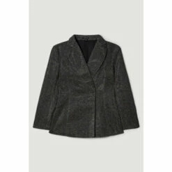 Brand new 😉 KarenMillen Metallic Button Up Blazer For Female 🧨 -Karen Millen Sales unnamed file 1570