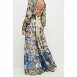 Top 10 🔥 KarenMillen Placed Border Print Pleated Trousers For Female 🥰 -Karen Millen Sales unnamed file 1599