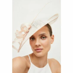 Deals 🤩 KarenMillen Spiral Trim Disc Fascinator For Female 🧨 -Karen Millen Sales unnamed file 1627