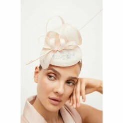 Cheap 💯 KarenMillen Loop Bow Pillbox Fascinator For Female 🤩 -Karen Millen Sales unnamed file 1666
