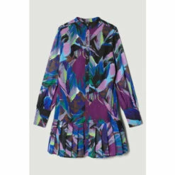 Buy 💯 KarenMillen Abstract Floral Georgette Woven Mini 👗 Dress For Female 🎁 -Karen Millen Sales unnamed file 1682