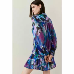 Buy 💯 KarenMillen Abstract Floral Georgette Woven Mini 👗 Dress For Female 🎁 -Karen Millen Sales unnamed file 1684