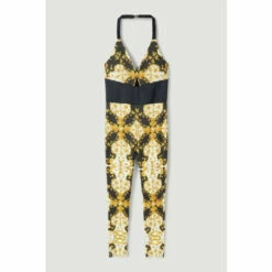 Cheapest 💯 KarenMillen Italian Satin Baroque Print Jumpsuit For Female 🌟 -Karen Millen Sales unnamed file 1689