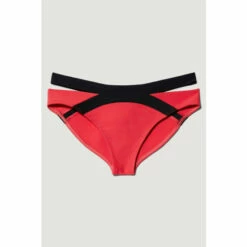 Hot Sale 🔔 KarenMillen Bandage Colour Block Strappy 👙 Bikini Bottoms For Female 🌟 -Karen Millen Sales unnamed file 1695