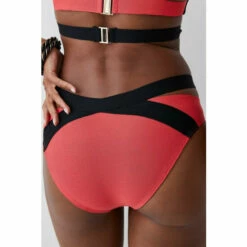 Hot Sale 🔔 KarenMillen Bandage Colour Block Strappy 👙 Bikini Bottoms For Female 🌟 -Karen Millen Sales unnamed file 1696