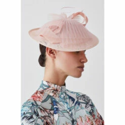 Flash Sale ✨ KarenMillen Pleated Spiral Trim Fascinator For Female ⭐ -Karen Millen Sales unnamed file 1704