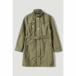 Outlet 👏 KarenMillen Waterproof Quilted Cotton Sateen Long Jacket For Female 🛒 -Karen Millen Sales unnamed file 1720