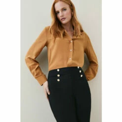 Best deal 🔥 KarenMillen Essential Techno Side Split Woven Trouser For Female 🧨 -Karen Millen Sales unnamed file 1754