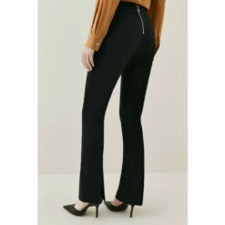 Best deal 🔥 KarenMillen Essential Techno Side Split Woven Trouser For Female 🧨 -Karen Millen Sales unnamed file 1756
