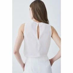 Wholesale 🎁 KarenMillen Georgette Cowl Neck Woven Blouse For Female ❤️ -Karen Millen Sales unnamed file 177