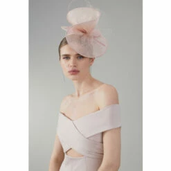 New ๐ KarenMillen Lace Trim Detail Fascinator For Female ๐