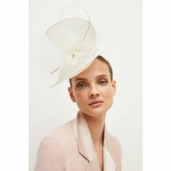 New 🎁 KarenMillen Lace Trim Detail Fascinator For Female 😍 -Karen Millen Sales unnamed file 1808