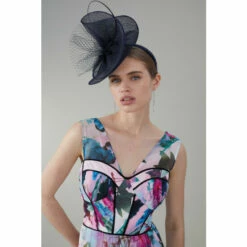 New 🎁 KarenMillen Lace Trim Detail Fascinator For Female 😍 -Karen Millen Sales unnamed file 1809