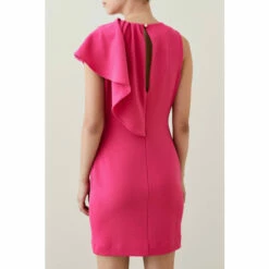 Discount ⭐ KarenMillen Petite Asymmetric Waterfall Jersey Mini 👗 Dress For Female 😉 -Karen Millen Sales unnamed file 1812