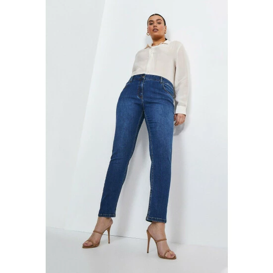 Cheapest ๐ KarenMillen Plus Size Mid Rise Slim Leg ๐ Jeans For Female ๐งจ 6 Cheapest ๐ KarenMillen Plus Size Mid Rise Slim Leg ๐ Jeans For Female ๐งจ - Image 6