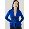 Brand new 😍 KarenMillen Corset Detail Bandage Peplum Knitted Top For Female 🔔