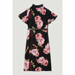 Best reviews of 😍 KarenMillen Petite Belted Viscose Blend Long Sleeve Jersey Midi 👗 Dress For Female 🎉 -Karen Millen Sales unnamed file 1977