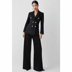 Deals 💯 KarenMillen Compact Essential Tailored Double Breasted Blazer For Female ✔️ -Karen Millen Sales unnamed file 2