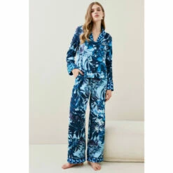 Buy ✨ KarenMillen Tropical Geo Satin Nightwear Trouser For Female ✔️ -Karen Millen Sales unnamed file 2007