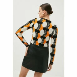 New 🤩 KarenMillen Geo Jacquard Knit Cardigan For Female 🤩 -Karen Millen Sales unnamed file 2015