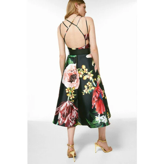 Best reviews of ๐ KarenMillen Botanical Structured Belted Woven Halter ๐ Dress For Female โจ 3 Best reviews of ๐ KarenMillen Botanical Structured Belted Woven Halter ๐ Dress For Female โจ - Image 3