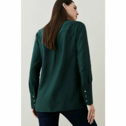 Best Pirce 💯 KarenMillen Silk Viscose Satin Woven 👚 Shirt For Female 🧨 -Karen Millen Sales unnamed file 2074