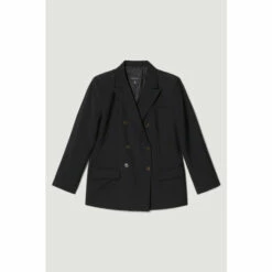 New 🥰 KarenMillen Wool Blend Double Breasted Tailored Jacket For Female ✔️ -Karen Millen Sales unnamed file 2097