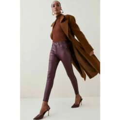 Best reviews of 🤩 KarenMillen Mid Rise Skinny 🧥 Coated 👖 Jeans For Female 👍 -Karen Millen Sales unnamed file 2111