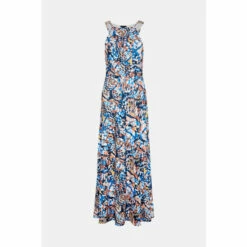 Discount ✔️ KarenMillen Butterfly Print Jersey Crepe Maxi 👗 Dress For Female 🌟 -Karen Millen Sales unnamed file 2115