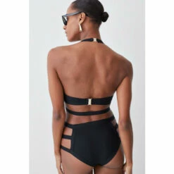 Buy 🎁 KarenMillen Bandage Halter Neck Strappy 👙 Bikini Top For Female 🎉 -Karen Millen Sales unnamed file 2189