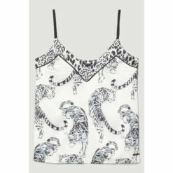 Cheapest 🥰 KarenMillen Conversational Leopard Satin Nightwear Cami For Female 😉 -Karen Millen Sales unnamed file 2197