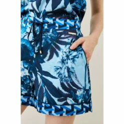 Buy ❤️ KarenMillen Tropical Geo Satin Nightwear Short For Female 👏 -Karen Millen Sales unnamed file 2254