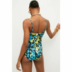 Cheapest ⌛ KarenMillen Butterfly Print Half Zip 🩱 Swimsuit For Female ✔️ -Karen Millen Sales unnamed file 2311
