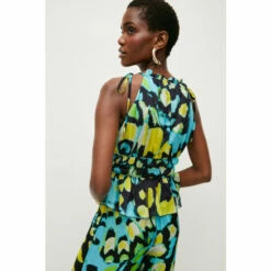Deals 🎉 KarenMillen Abstract Butterfly Silk Viscose Halter Top For Female 😍 -Karen Millen Sales unnamed file 2322